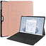 Case2go - Hoes geschikt voor Microsoft Surface Pro 9 - 13 inch Cover - Book Case met Stand Functie - Rose Goud