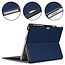 Case2go - Hoes geschikt voor Microsoft Surface Pro 9 - 13 inch Cover - Book Case met Stand Functie - Donker Blauw