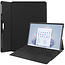Case2go - Hoes geschikt voor Microsoft Surface Pro 9 - 13 inch Cover - Book Case met Stand Functie - Zwart