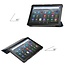 Case2go - Tablet hoes geschikt voor Amazon Fire 8 HD (2022) - 8 Inch Tri-fold cover - Met Touchpad &amp; Stand functie - Good Night