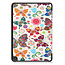 Case2go - Tablet hoes geschikt voor Amazon Fire 8 HD (2022) - 8 Inch Tri-fold cover - Met Touchpad &amp; Stand functie - Vlinder