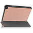 Case2go - Tablet hoes geschikt voor Amazon Fire 8 HD (2022) - 8 Inch Tri-fold cover - Met Touchpad &amp; Stand functie - Rose Goud