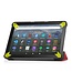 Case2go - Tablet hoes geschikt voor Amazon Fire 8 HD (2022) - 8 Inch Tri-fold cover - Met Touchpad &amp; Stand functie - Donker Rood