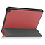 Case2go - Tablet hoes geschikt voor Amazon Fire 8 HD (2022) - 8 Inch Tri-fold cover - Met Touchpad &amp; Stand functie - Donker Rood