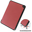 Case2go - Tablet hoes geschikt voor Amazon Fire 8 HD (2022) - 8 Inch Tri-fold cover - Met Touchpad &amp; Stand functie - Donker Rood