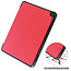 Case2go - Tablet hoes geschikt voor Amazon Fire 8 HD (2022) - 8 Inch Tri-fold cover - Met Touchpad &amp; Stand functie - Rood