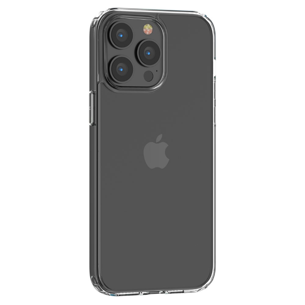 Telefoonhoesje geschikt voor Apple iPhone 14 Pro Max - Devia Shock Proof Case - Siliconen Back Cover - Transparant afbeelding