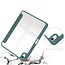 Case2go - Tablet hoes geschikt voor Apple iPad 10 10.9 (2022) - Transparante Case - Tri-fold Back Cover - Met Pencil Houder en Auto Wake/Sleep functie - Donker Groen