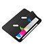 Case2go - Tablet hoes geschikt voor Apple iPad 11 (2025) A16 / Apple iPad 10.9 (2022) - Transparante Case - Tri-fold Back Cover - Met Pencil Houder en Auto Wake/Sleep functie - Zwart