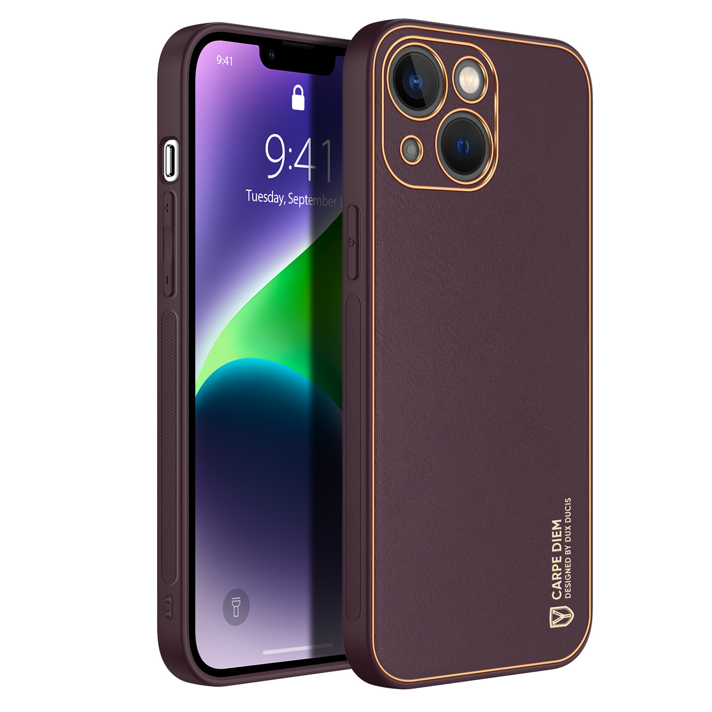 Dux Ducis - Telefoonhoesje geschikt voor iPhone 14 Plus - Yolo serie - Paars afbeelding