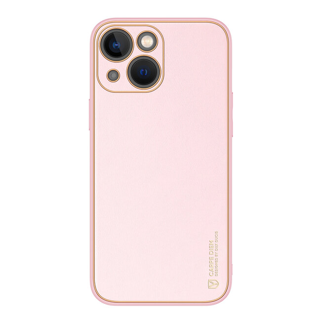 Dux Ducis - Telefoonhoesje geschikt voor iPhone 14 Plus - Yolo serie - Roze