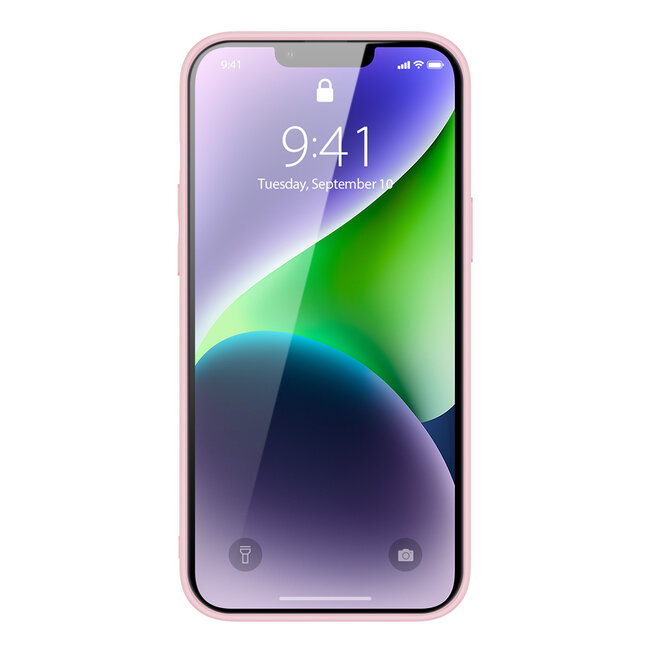 Dux Ducis - Telefoonhoesje geschikt voor iPhone 14 Plus - Yolo serie - Roze