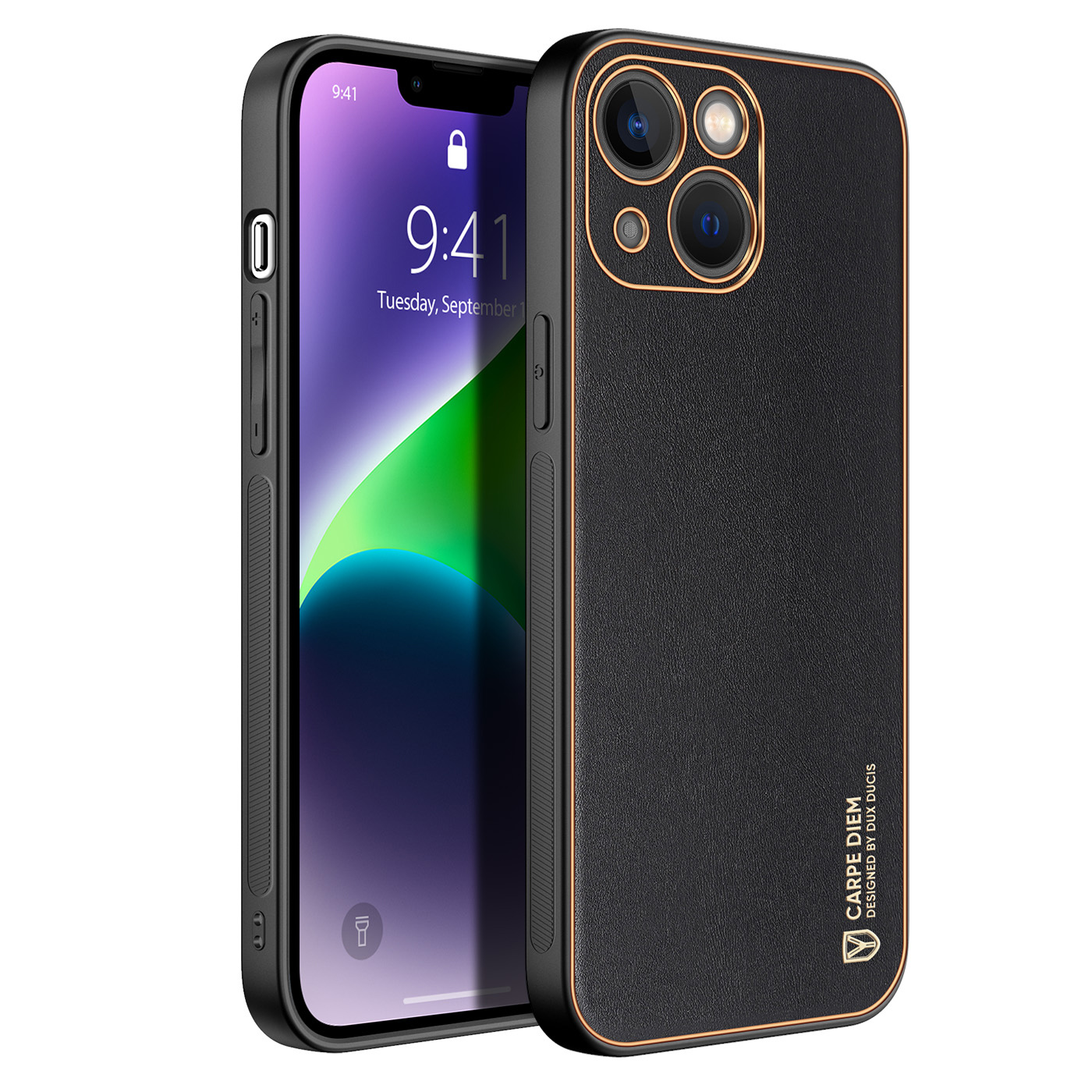 Dux Ducis - Telefoonhoesje geschikt voor iPhone 14 Plus - Yolo serie - Zwart afbeelding