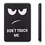 Case2go - E-reader Hoes geschikt voor Amazon Kindle 11 (2022) - Tri-fold Cover - Auto/Wake functie - Don't Touch Me