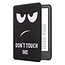 Case2go - E-reader Hoes geschikt voor Amazon Kindle 11 (2022) - Tri-fold Cover - Auto/Wake functie - Don't Touch Me