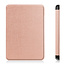 Case2go - E-reader Hoes geschikt voor Amazon Kindle 11 (2022) - 6 Inch - Tri-fold Cover - Auto/Wake functie - Rose Gold