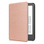 Case2go - E-reader Hoes geschikt voor Amazon Kindle 11 (2022) - 6 Inch - Tri-fold Cover - Auto/Wake functie - Rose Gold