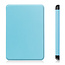 Case2go - E-reader Hoes geschikt voor Amazon Kindle 11 (2022) - Tri-fold Cover - Auto/Wake functie - Licht Blauw