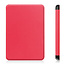Case2go - E-reader Hoes geschikt voor Amazon Kindle 11 (2022) - 6 Inch - Tri-fold Cover - Auto/Wake functie - Rood