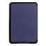 Case2go - E-reader Hoes geschikt voor Amazon Kindle 11 (2022) - 6 Inch - Tri-fold Cover - Auto/Wake functie - Donker Blauw