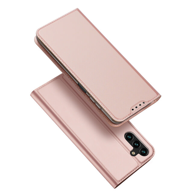 Telefoon hoesje geschikt voor Samsung Galaxy A14 5G - Dux Ducis Skin Pro  Book case - Roze