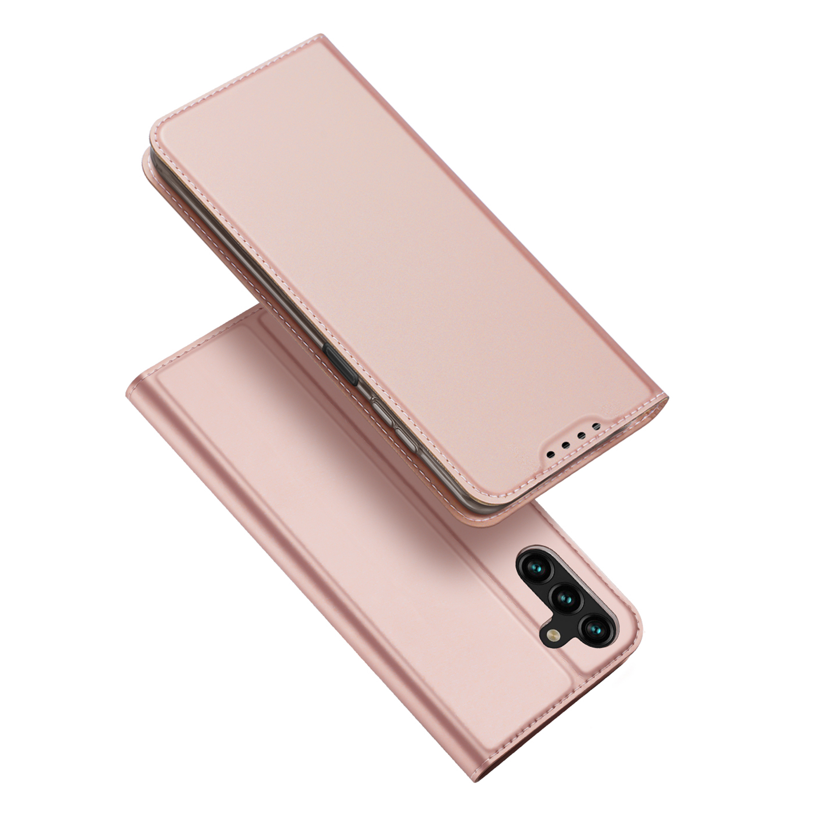 Telefoon hoesje geschikt voor Samsung Galaxy A14 5G - Dux Ducis Skin Pro  Book case - Roze afbeelding