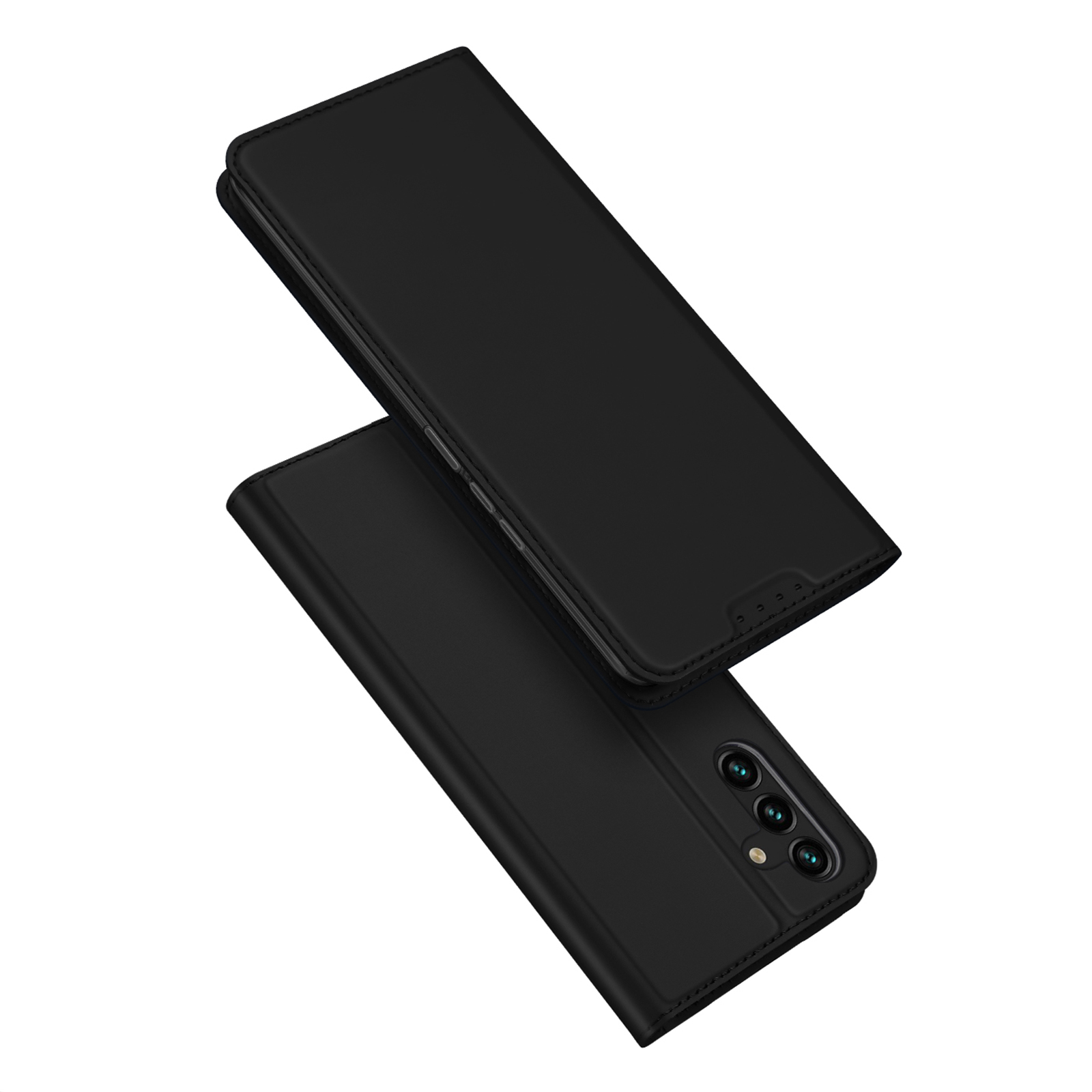 Telefoon hoesje geschikt voor Samsung Galaxy A14 5G - Dux Ducis Skin Pro  Book case - Zwart afbeelding