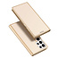 Telefoon hoesje geschikt voor Samsung Galaxy S23 Ultra 5G - Dux Ducis Skin Pro  Book case - Goud