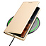 Telefoon hoesje geschikt voor Samsung Galaxy S23 Ultra 5G - Dux Ducis Skin Pro  Book case - Goud