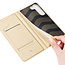 Telefoon hoesje geschikt voor Samsung Galaxy S23 Plus 5G - Dux Ducis Skin Pro  Book case - Goud