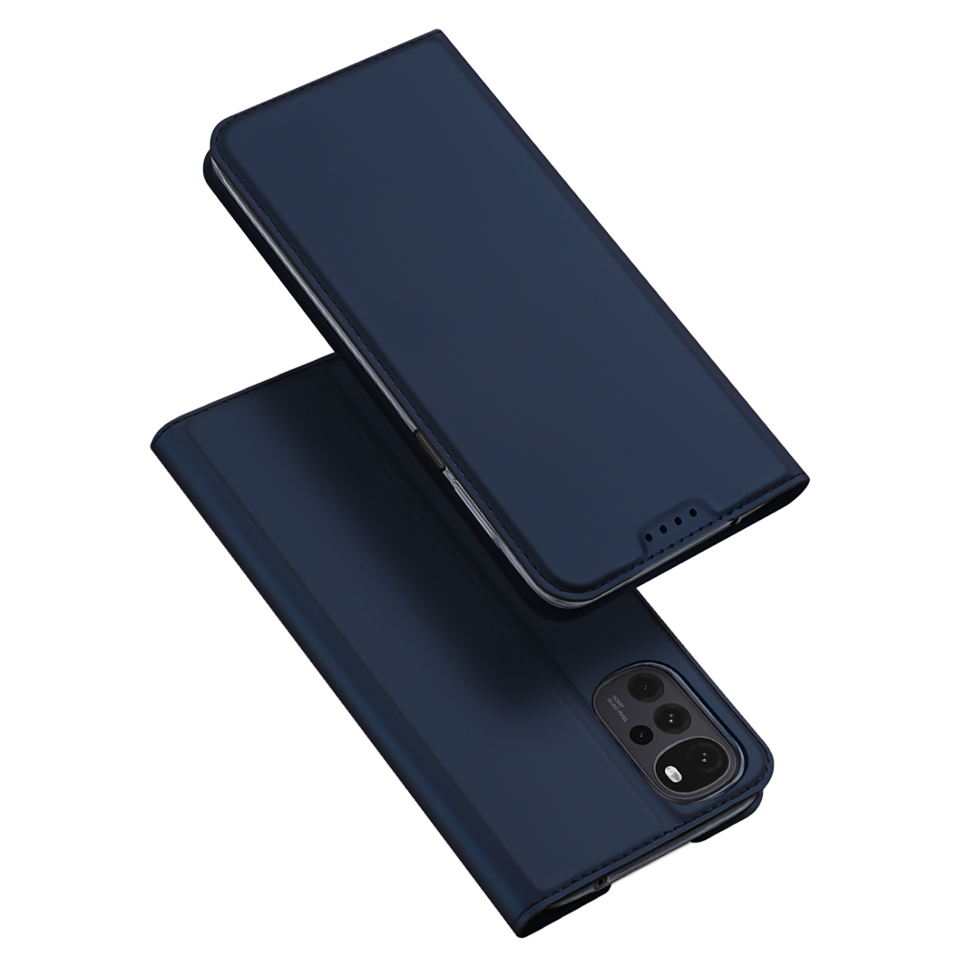 Telefoon hoesje geschikt voor Motorola Moto G22 - Dux Ducis Skin Pro  Book case - Blauw afbeelding
