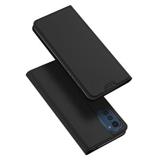 Dux Ducis Telefoon hoesje geschikt voor Motorola Moto E32 - Dux Ducis Skin Pro  Book case - Zwart