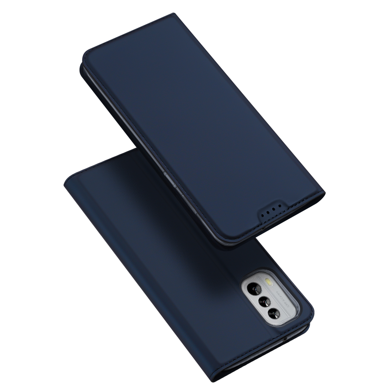 Telefoon hoesje geschikt voor Nokia G60 - Dux Ducis Skin Pro  Book case - Blauw afbeelding