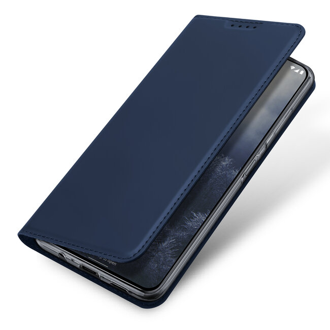 Telefoon hoesje geschikt voor Nokia G60 - Dux Ducis Skin Pro  Book case - Blauw