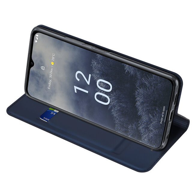 Telefoon hoesje geschikt voor Nokia G60 - Dux Ducis Skin Pro  Book case - Blauw