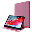 Case2go - Tablet hoes geschikt voor iPad Pro 11 (2022) - 11 Inch - Book Case met Soft TPU houder - Roze