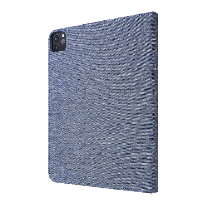 Case2go - Tablet hoes geschikt voor iPad Pro 11 (2022) - 11 Inch - Book Case met Soft TPU houder - Blauw