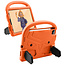 Case2go - Hoes geschikt voor iPad Pro 11 (2022) hoes - Schokbestendige case met handvat - Sparrow Kids Cover - Oranje