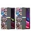 Case2go - Tablet hoes geschikt voor Lenovo Tab P11 - 2de Generatie (2022) - 11.5 inch - Book Case met Auto/Wake Functie - Graffiti