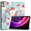 Case2go - Tablet hoes geschikt voor Lenovo Tab P11 - 2de Generatie (2022) - 11.5 inch - Book Case met Auto/Wake Functie - Eenhoorn