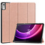 Case2go - Tablet hoes geschikt voor Lenovo Tab P11 - 2de Generatie (2022) - 11.5 inch - Book Case met Auto/Wake Functie - Rose Goud