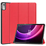 Case2go - Tablet hoes geschikt voor Lenovo Tab P11 - 2de Generatie (2022) - 11.5 inch - Book Case met Auto/Wake Functie - Rood