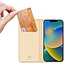 Telefoon Hoesje geschikt voor Apple iPhone 14 Plus - Dux Ducis Skin Pro Book Case - Goud