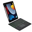 Case2go - Bluetooth Toetsenbord hoes geschikt voor Apple iPad Air 3 10.5 (2019)  - Toetsenbordverlichting - Touchpad - QWERTY - Zwart