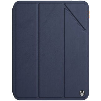 Nillkin - Tablethoes geschikt voor Apple iPad Mini 6 (2021) / Mini 7 (2024) - iPad hoes Met Sleep/Wake-up Functie - Trifold Hoes - Met Pencil Houder en Stand functie - Donker Blauw