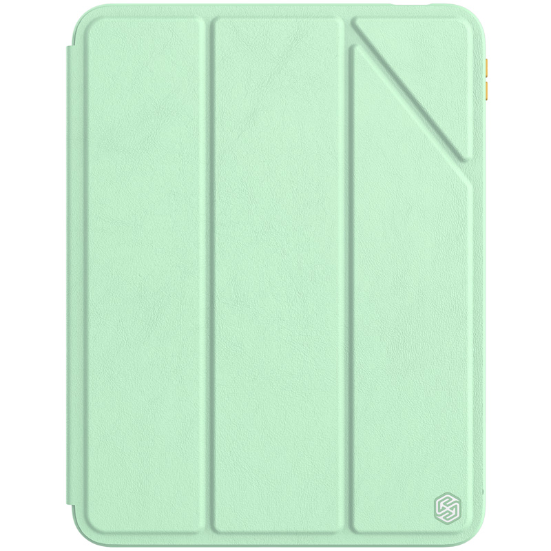 Nillkin - Tablethoes geschikt voor iPad Air 10.9 (2020) - iPad hoes Met Sleep/Wake-up Functie - Trifold Hoes - Met Pencil Houder en Stand functie - Mint Groen afbeelding