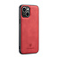 CaseMe - Telefoonhoesje geschikt voor iPhone 14 Plus - Back Cover - Met Magnetische Pasjeshouder - Rood