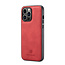 CaseMe - Telefoonhoesje geschikt voor iPhone 14 Pro Max - Back Cover - Met Magnetische Pasjeshouder - Rood