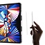 Tablet hoes geschikt voor Apple iPad Air 10.9 (2022 / 2020) - Book Case met verstelbare standaard - Cover met pencil houder - Zwart