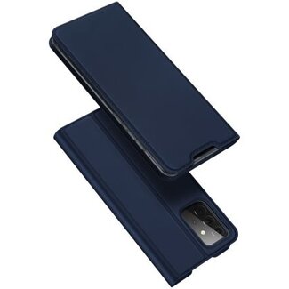 Samsung Galaxy A72 5G Hoesje - Dux Ducis Skin Pro Book Case -  Donker Blauw